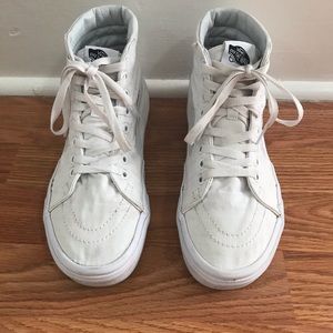 White High Top Vans